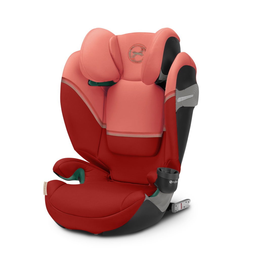 Cybex solution S2 I -Fix automobilinė kėdutė grupė 2/3 (15-50 kg.) Hibiscus red